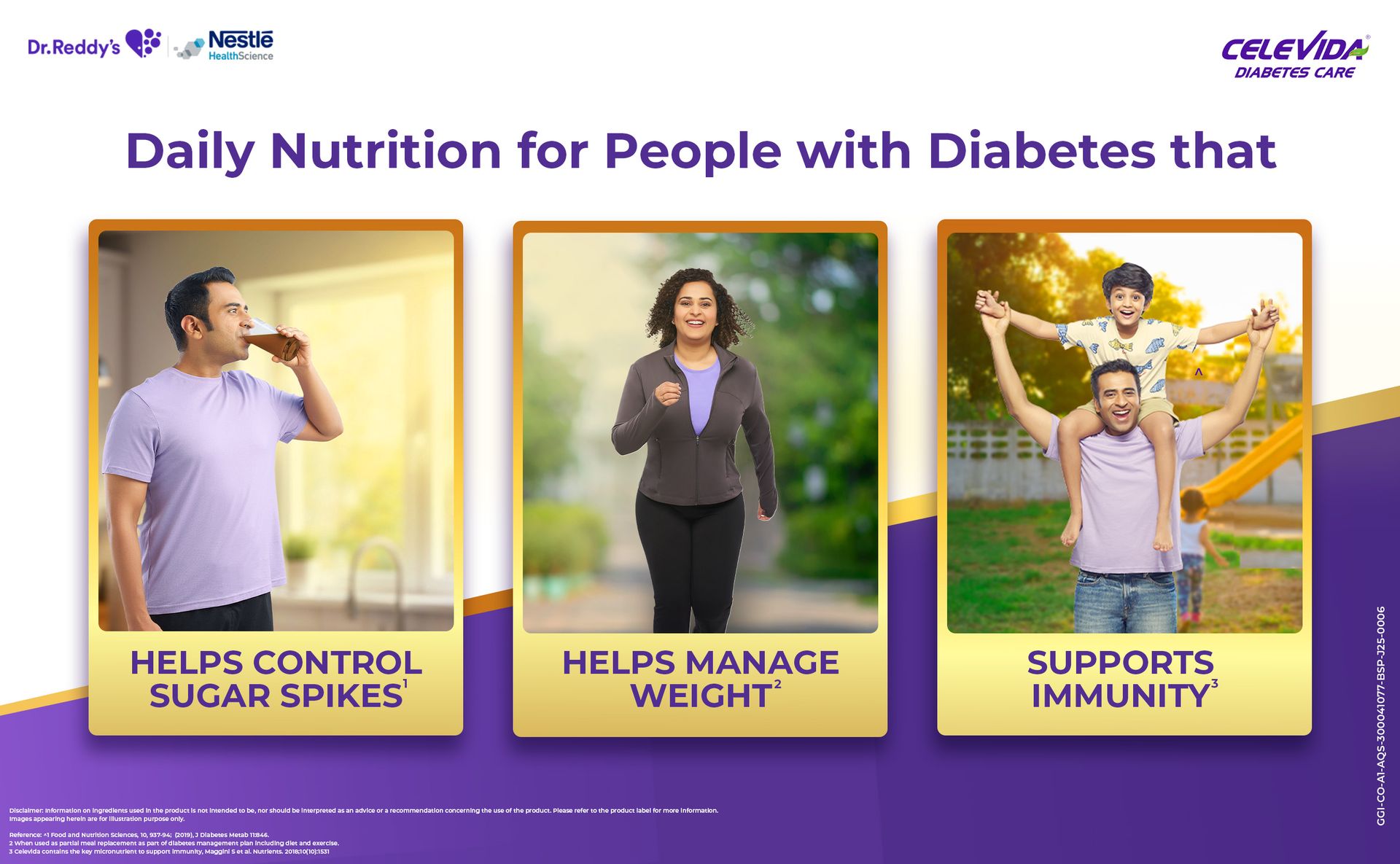 Celevida Protein Powder Drink for Diabetes Management by Dr. Reddy’s | Chocolate Flavour | No Added sugar | Plant based | For Sugar control, Weight Management & Immunity Support | 400gm BIB