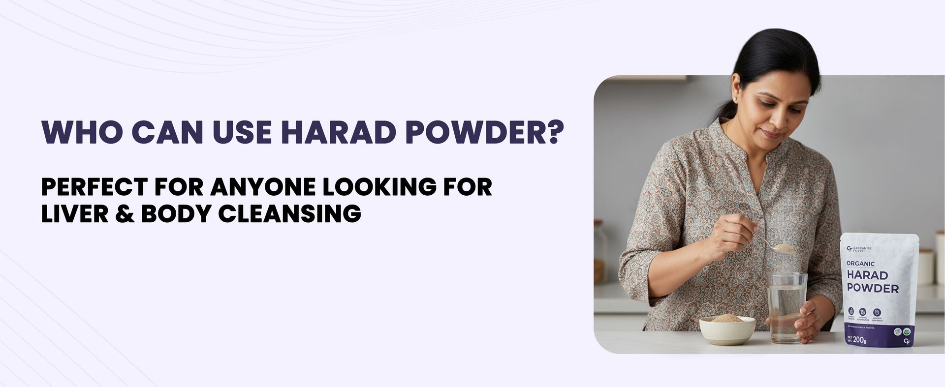Carbamide Forte Organic Harad Powder | Haritaki Powder for Digestion, Cleansing & Wellness | kadukkai powder for digestion & Detox Support – 200g