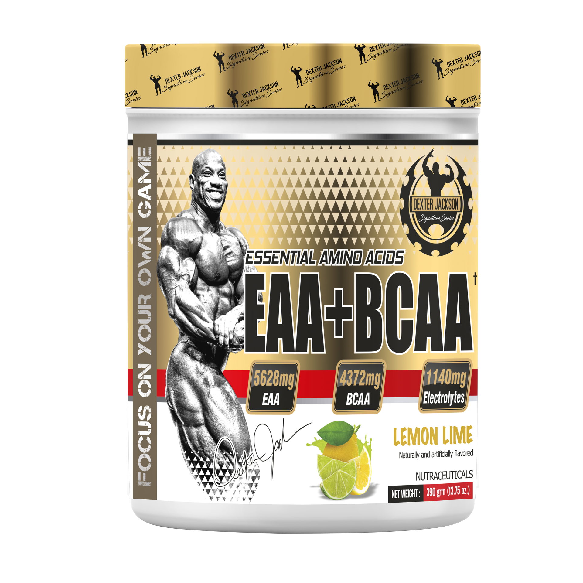 Dexter Jackson EAA+BCAA |Helps Improve Exercise Performance & Maximize Muscle Gains | Strawberry kiwi Flavor | 390 Gram