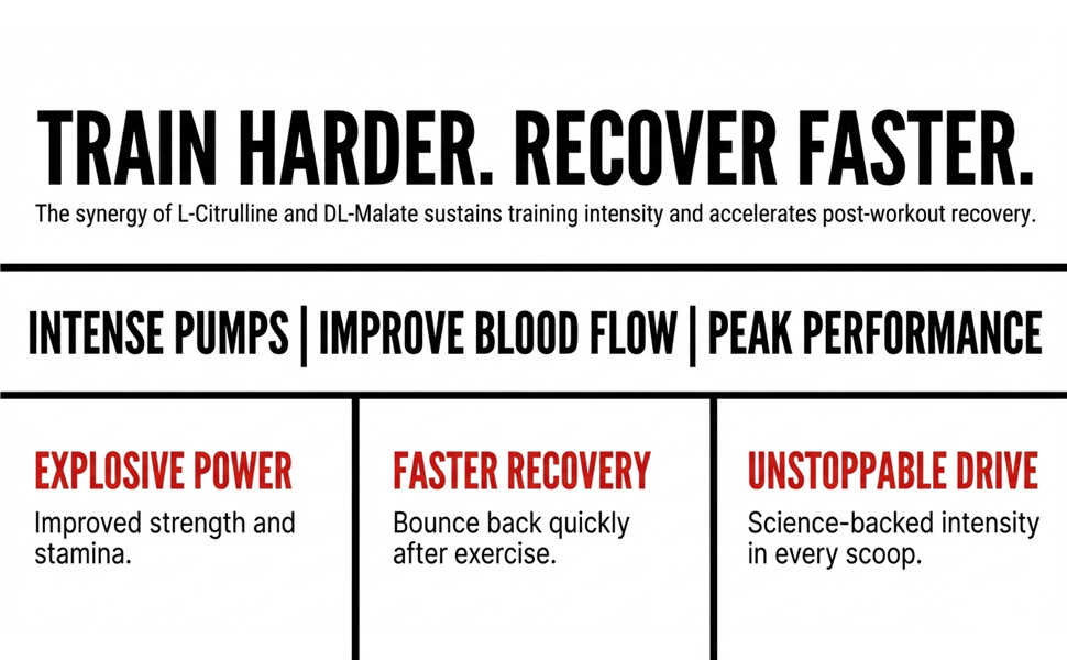 L-CITRULLINE DL-MALATE 2:1 | 3000 MG NITRIC OXIDE BOOSTER | MUSCLE RECOVERY & ENDURANCE | CARDIO HEALTH | VASCULARITY | BLOOD FLOW & PERFORMANCE | PRE-WORKOUT | 83 SERVINGS | FSSAI Approved
