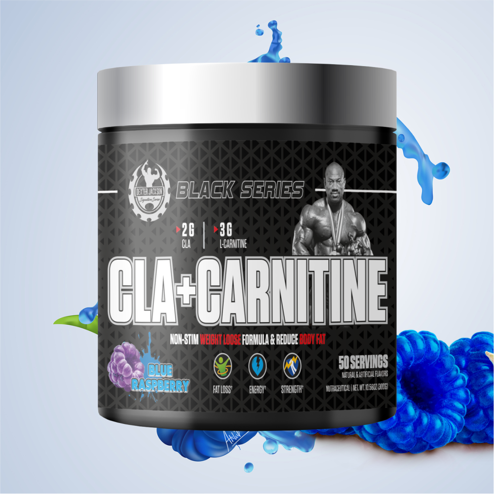 Dexter Jackson Signature Series Black Series Cla + Carnitine | Watermelon Flavor | 50 Servings, 300G - Advanced Fat Metabolism Support For Peak Performance
