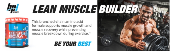 BPI Sports Best BCAA - BCAA Powder - Branched Chain Amino Acids - Muscle Recovery - Muscle Protein Synthesis - Lean Muscle - Improved Performance - Hydration - Fruit Punch - 30 Servings - 300 gram.