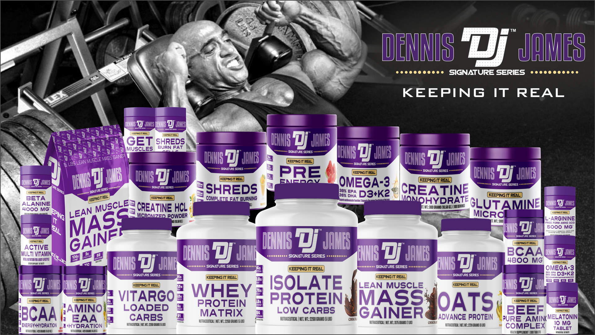 Dennis James Signature Series BCAA 4800mg | 400 Tablets | Muscle Recovery & Endurance | High-Potency Branched-Chain Amino Acids