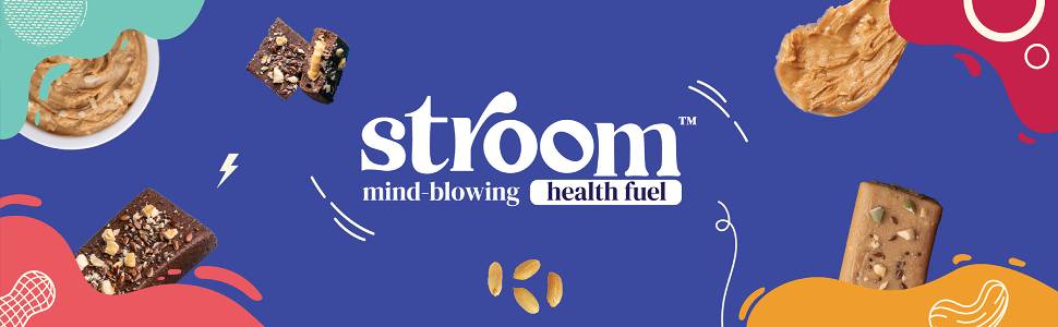 STROOM Asia's First Centre Filled Energy Bars | 6g Protein (8 Bars, 36 Grams Each) | Milk Chocolate Peanut Butter Bar | Nutrition Bars | Healthy Snack Diet I Honey Sweetened l Source of Fibre I No Artificial Preservatives l No Artificial Colors