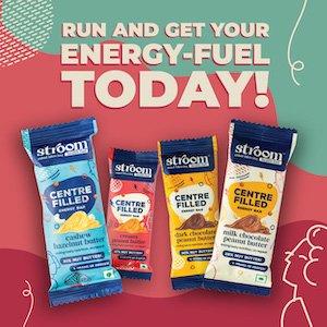 STROOM Asia's First Centre Filled Energy Bars | 6g Protein (8 Bars, 36 Grams Each) | Milk Chocolate Peanut Butter Bar | Nutrition Bars | Healthy Snack Diet I Honey Sweetened l Source of Fibre I No Artificial Preservatives l No Artificial Colors