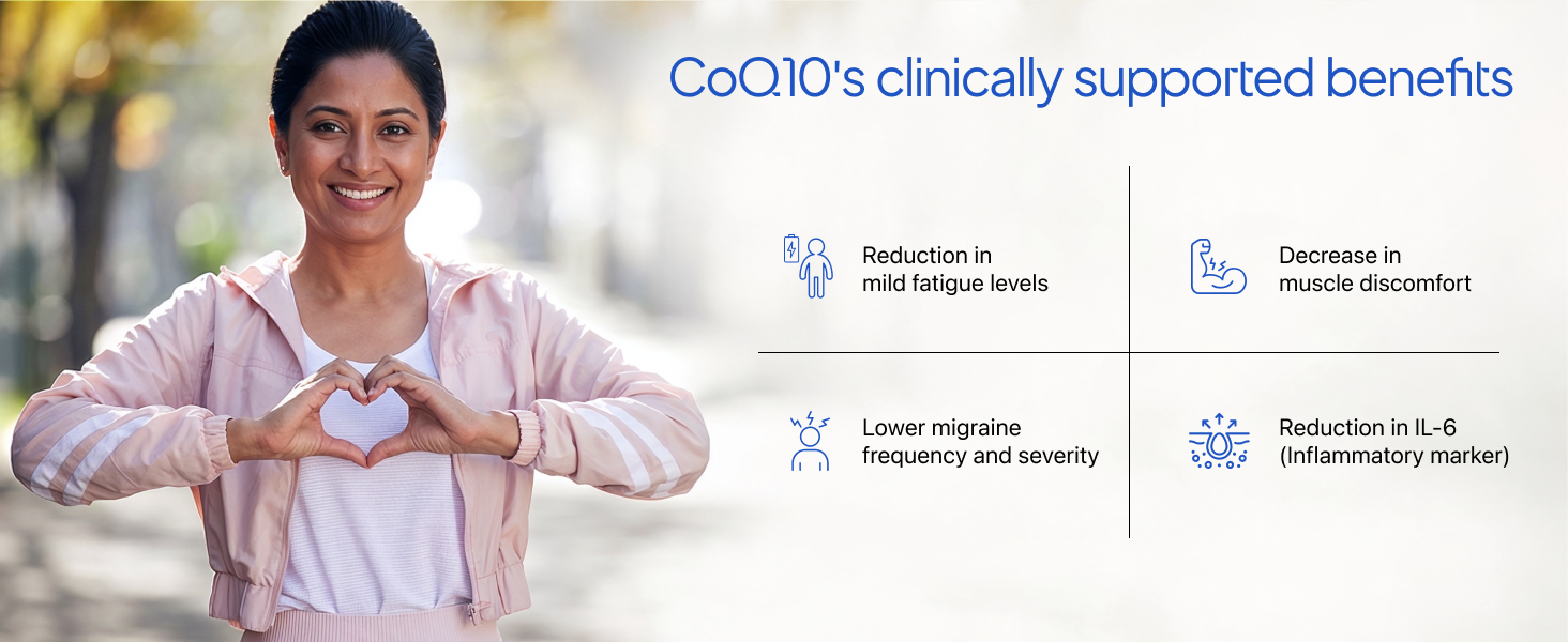 Decode Age CoQ10 (Coenzyme Q10) with Piperine 5mg for High Absorption | Ubiquinol Formula Supports Heart & Vascular Health, Cellular Energy & Healthy Ageing | 60 Capsules, 2 Month Supply