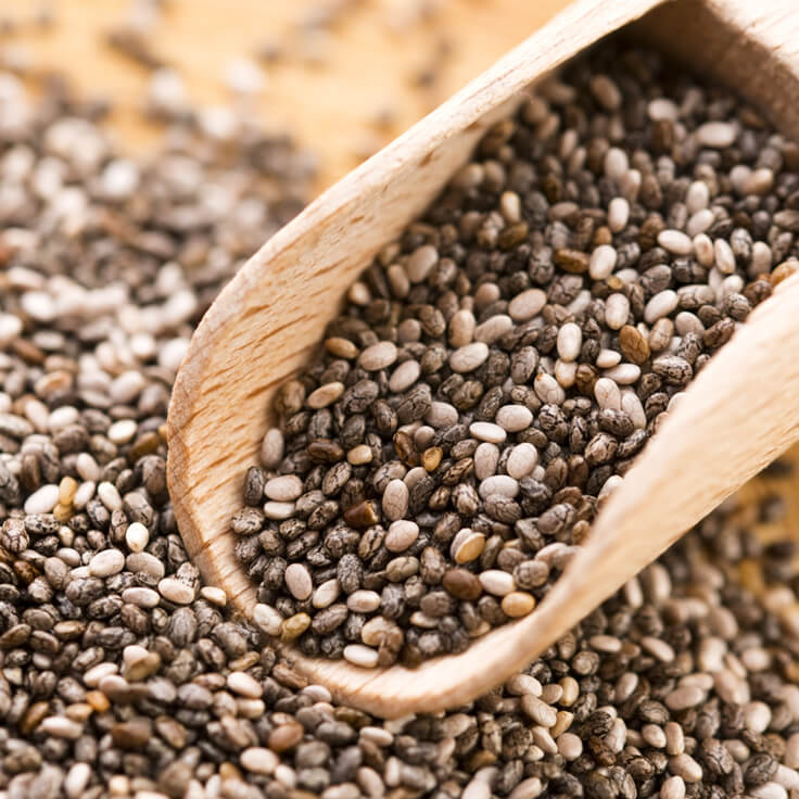 YUVIKA Chia Seeds - Salvia Hispanica, Omega-3 Seeds, Gluten Free, Source of Dietary Fibre, Calcium, Protein, Iron & Magnesium, 100 Grams