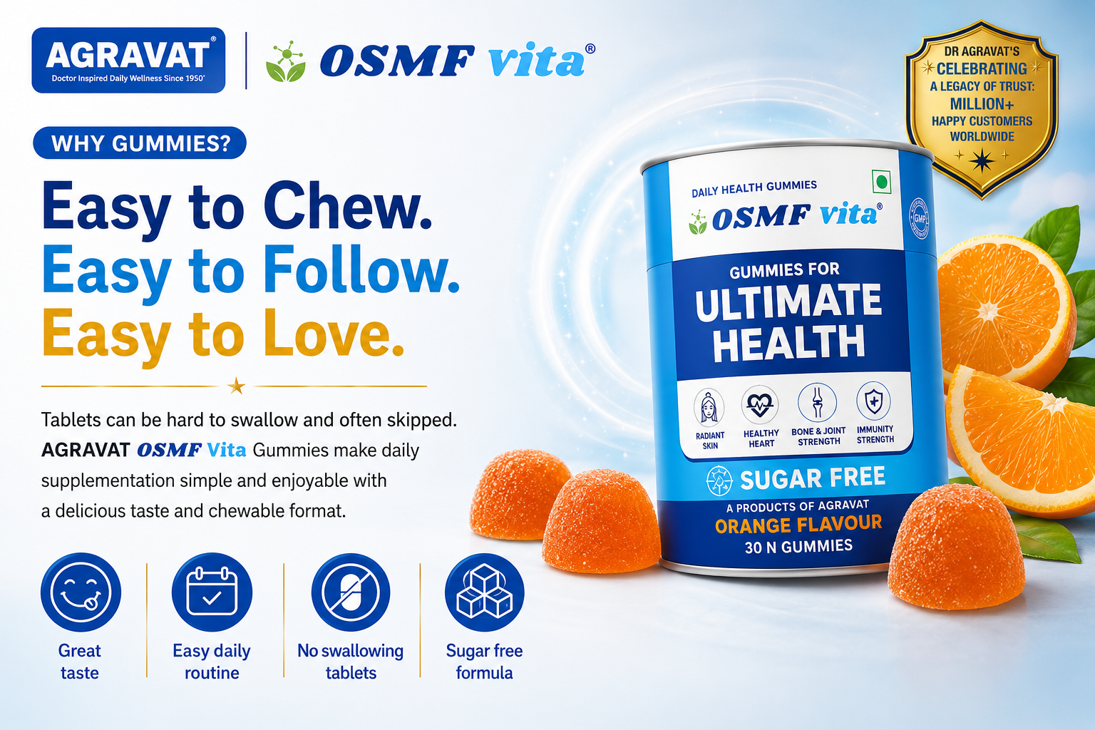 Gummies For Ultimate Health Lycopene Antioxidant + Multivatmin Supplement - Great for Prostate Health, Immunity booster, Heart Health and Eyesight Support. 30 Sugar Free Gummies