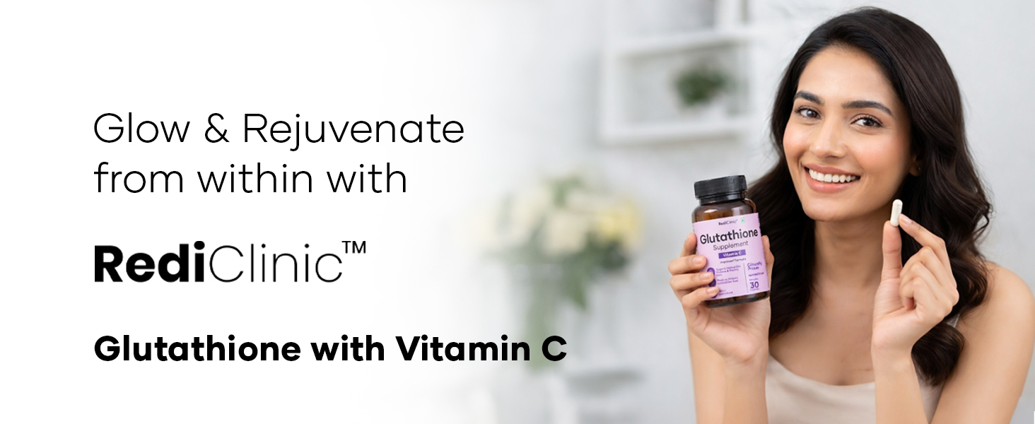 Japanese Glutathione Capsules with Vitamin C |Antioxidant, Detox & Supports Glowing Skin | Helps in Healthy, Radiant & Youthful Skin |Pack of 1-30 Capsules