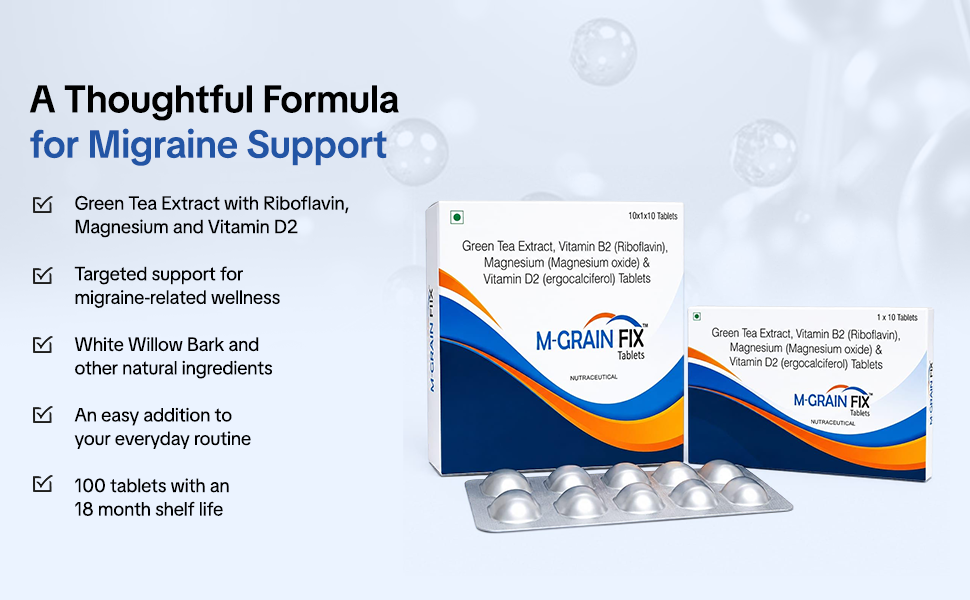 Migraine Therapy Tablet, 10 Tablets