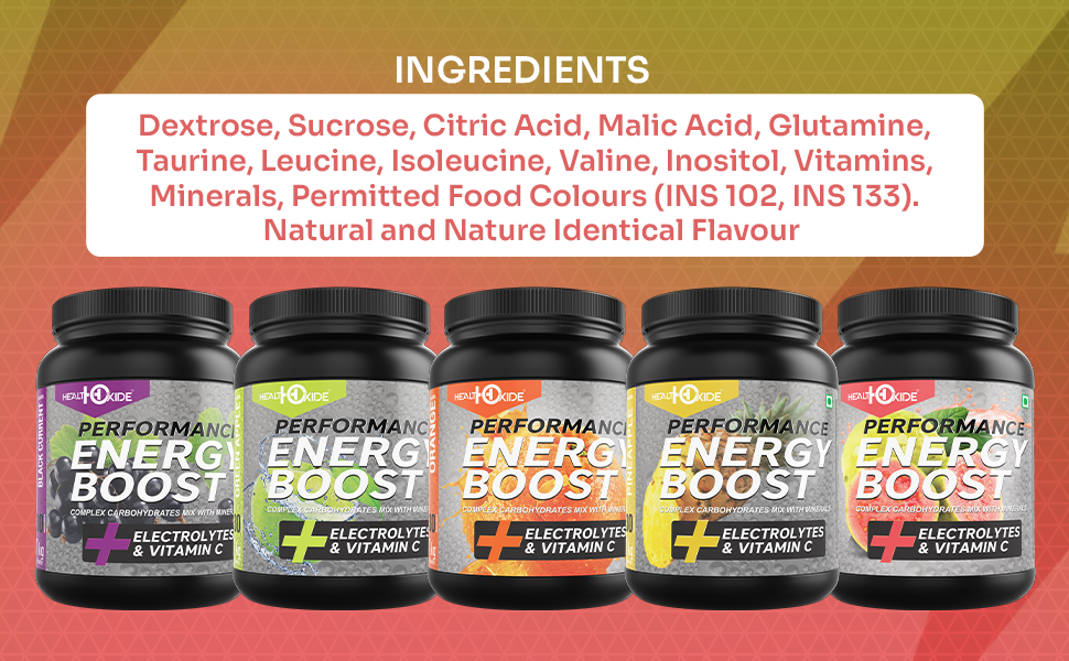 Healthoxide Energy Boost Electrolyte Powder | Guava Flavour | Hydration & Performance Drink Mix with Sodium, Potassium, Vitamin C & Essential Minerals | Instant Energy Drink for Workout, Sports & Recovery | 1kg