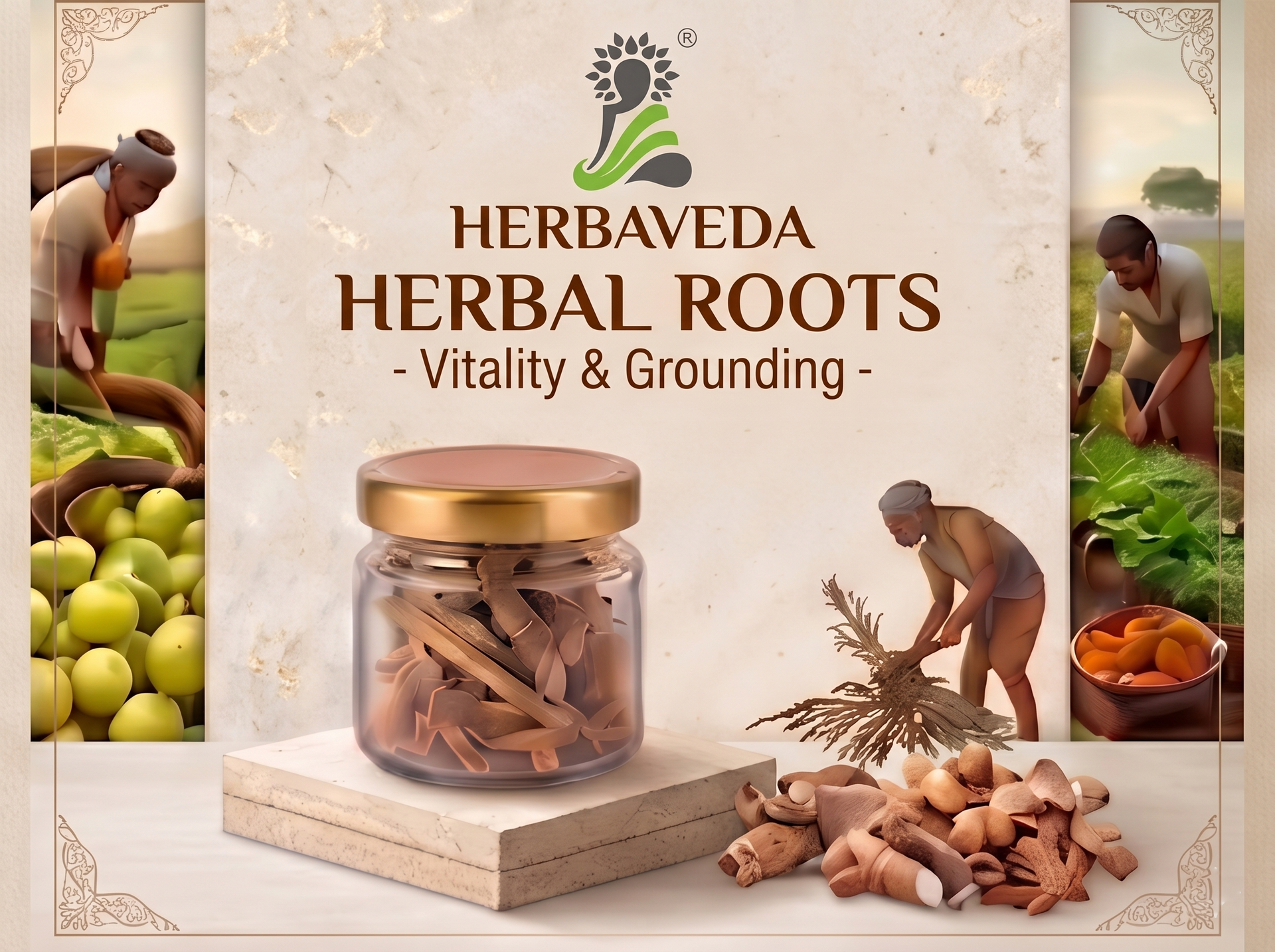 Korean Red Ginseng Root Powder 50g - Pure Dried Herb for Natural Immunity, Sustained Stamina, Immune Wellness, Men's Vitality & Daily Energy Support