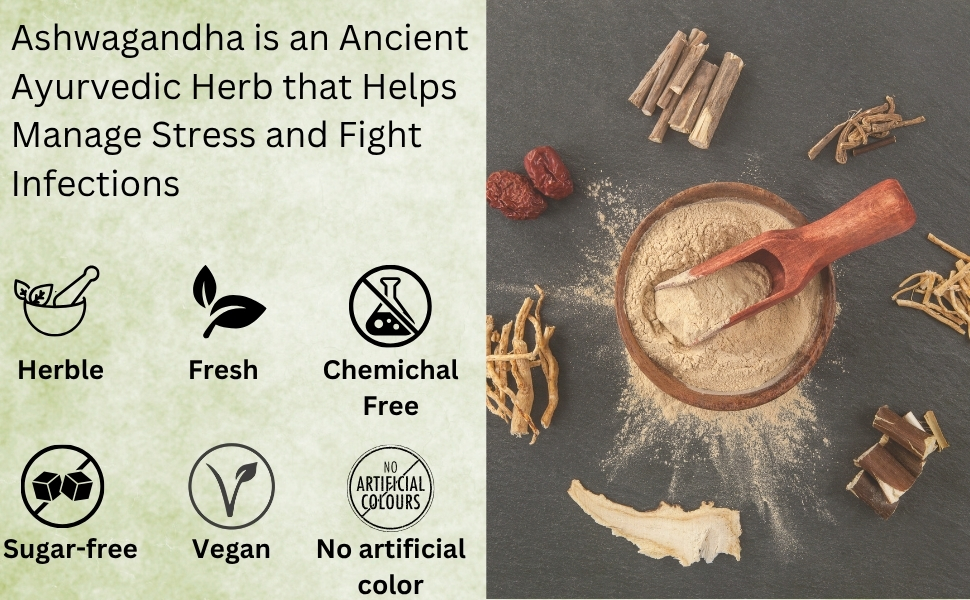 Yuvika Ashwagandha Raw (Asgandh) – Withania Somnifera, 800g | Traditional Ayurvedic Herb