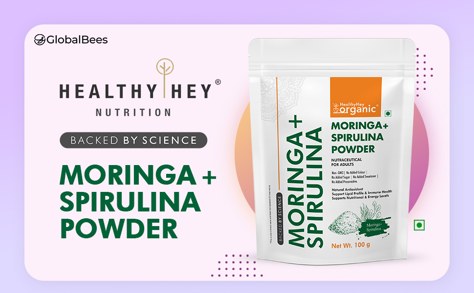 Moringa + Spirulina Powder - 100g
