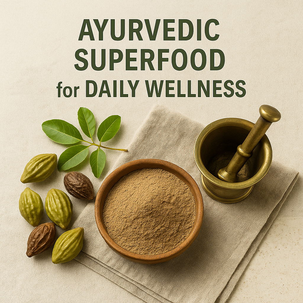 Pure Organio Organic Harad Powder | Haritaki Powder | Terminalia Chebula | Kadukkai Podi | Karakkaya Pudiyamu | 100% Natural & NPOP Indian Organic Certified | 350 Gm