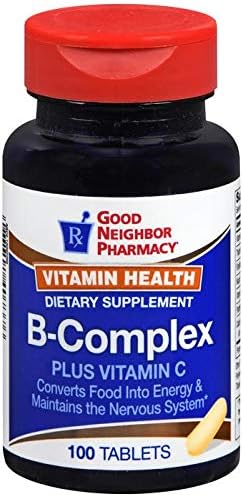 GNP Vitamin Health B-Complex Plus Vitamin C (100 Tablets) 2