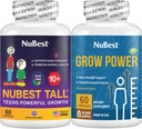 NuBest Bundle Tall 10+ & Grow Power | Growth Support for Age 10+ & Teens | Calcium, Vitamins D3, K2, Collagen & Herbs | Bone Strength, Focus & Development 2