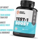 Get Bigger with BCAA, Creatine and Test 1 Boost (2 Month Supply) 5