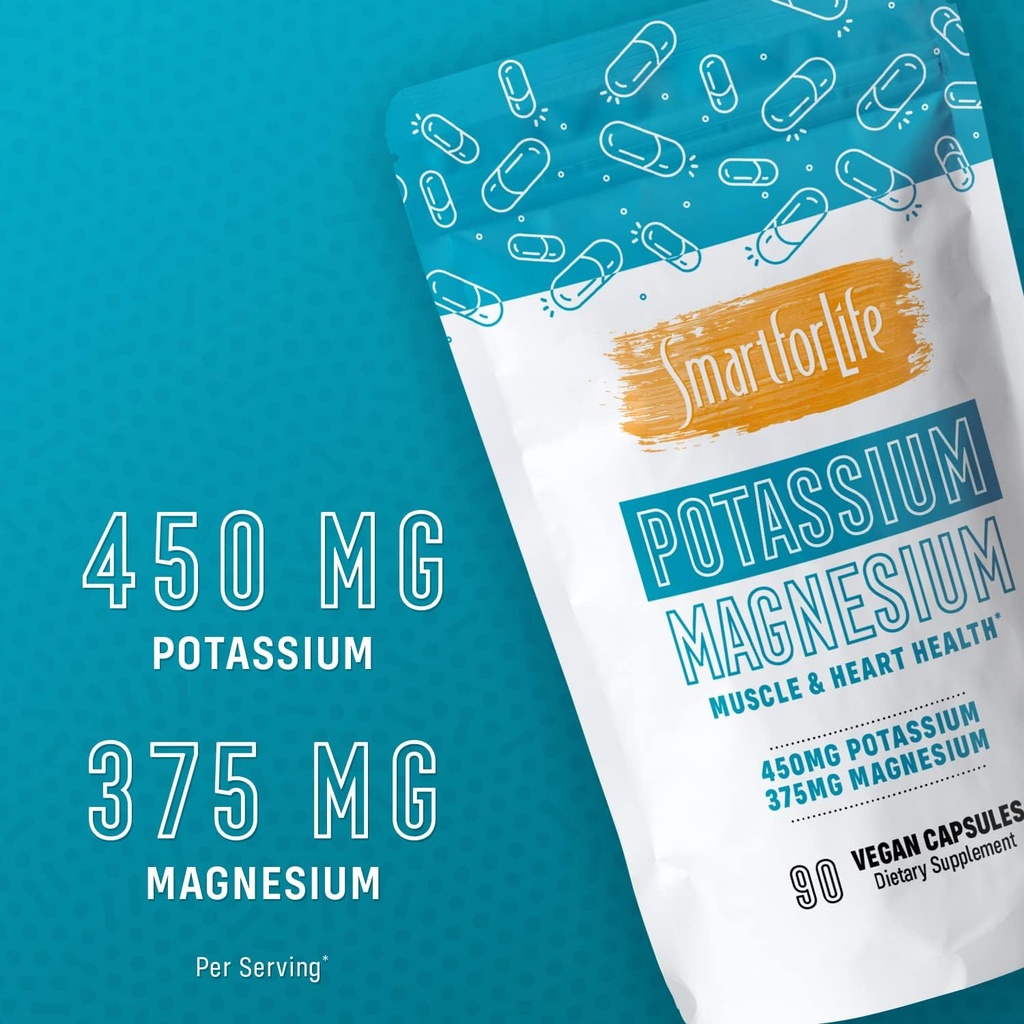 Smart for Life Potassium Magnesium Capsule & Vitamin B12 6
