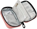 Dog and Cat in Love Pill Box 7 Day Pill Case Travel Pill Organizer Bag with Zipper Portable Weekly Case Compact Size for Vitamin Supplement Holder 3