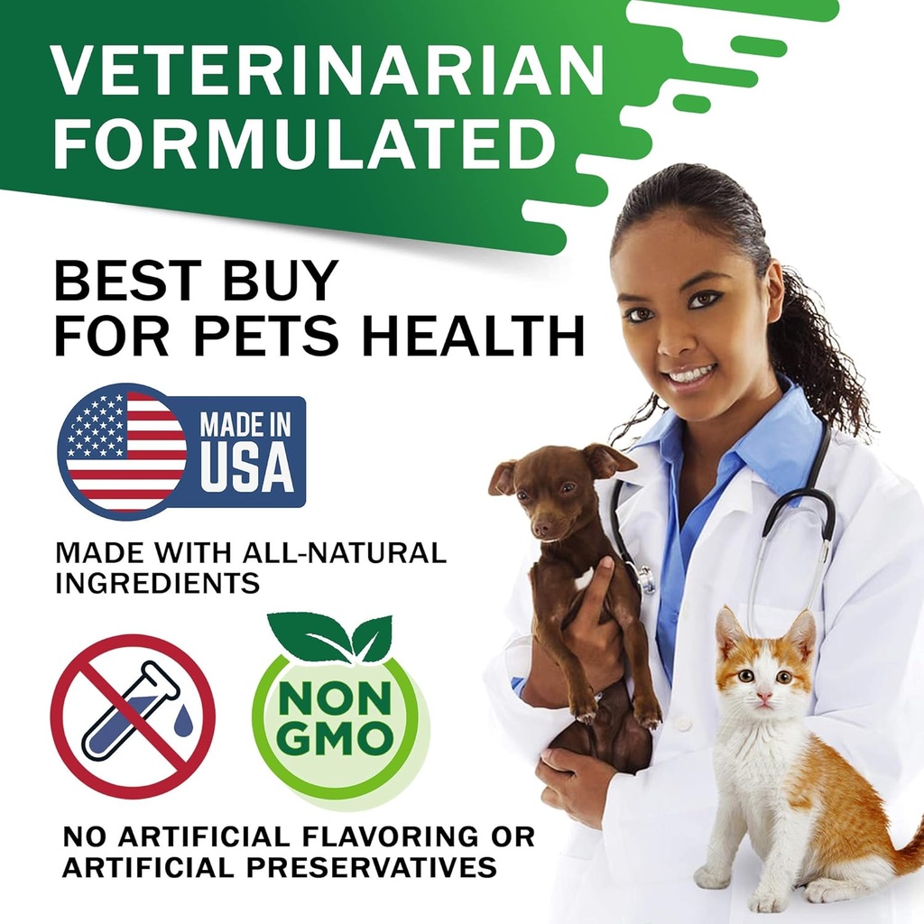 Adrenal Balance for Dogs and Cats - Cushings Treatment for Pets, Adrenal Support w/ Ashwagandha, Licorice Root, Rhodiola Rosea - 2oz Herbal Drops 6