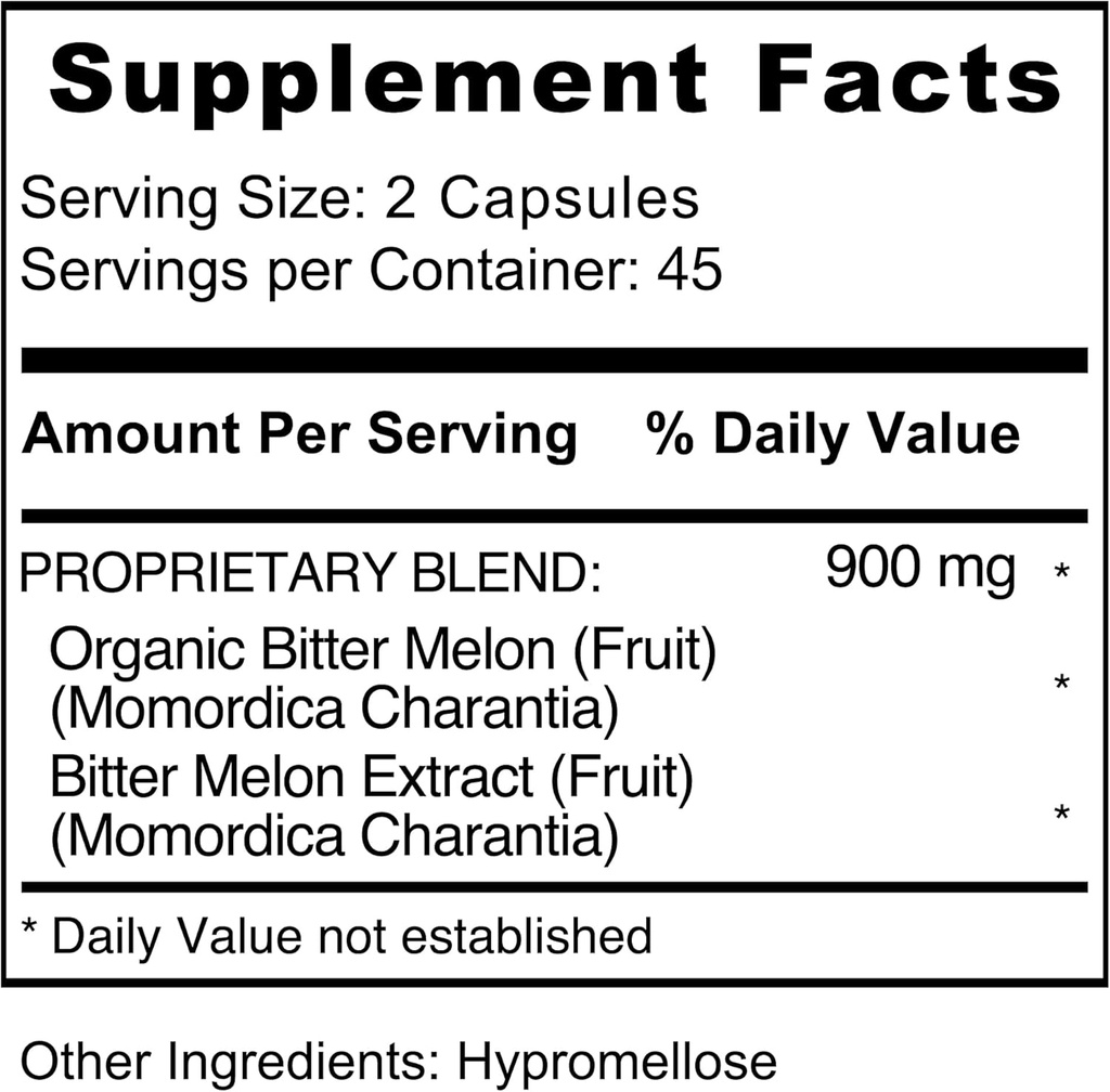 Jiva Botanicals Bitter Melon Capsule 5