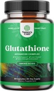 Skin Brightening Glutathione Supplement with Milk Thistle 1000mg - Glutathione Skin Whitening Capsules with Alpha Lipoic Acid for Liver Care, Energy Support & Immune Help - for Men & Women - 30 Count 2