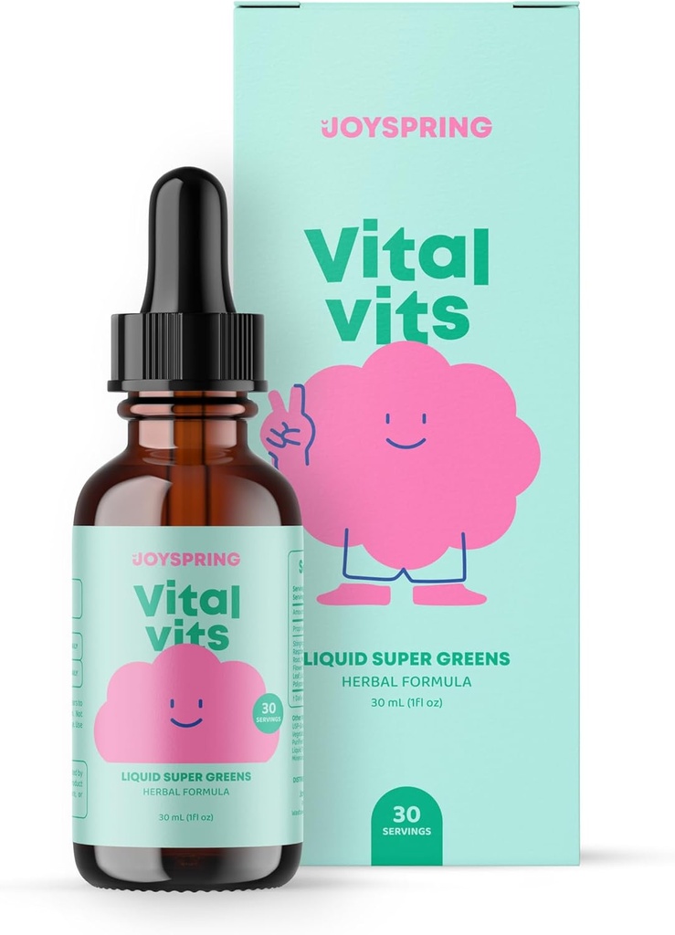 JoySpring Vitamin D Drops for Toddlers to Support Growth and Daily Multivitamin with Burdock Root & Elderberry for Kids Immune Booster 4