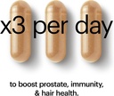 Wellthy His Daily Natural Multivitamin for Men, Premium Prostate Support Supplement, Support Hair Growth (30 Day) 6