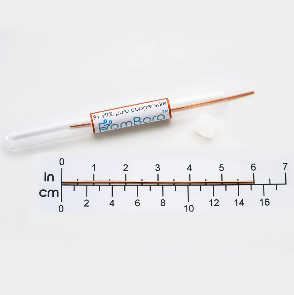 Colloidal Copper Wire - Pair of 10-Gauge 6" Wires for Reliable Colloidal Copper Water Production 2