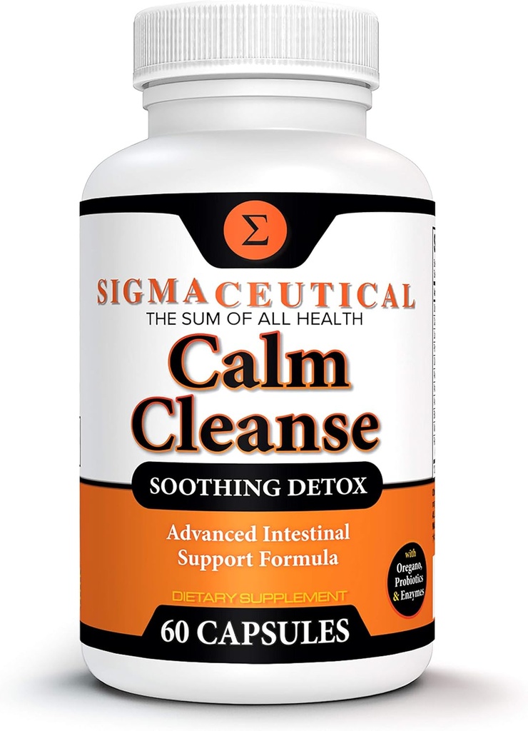 Calm Cleanse Detox Support - Oral Overgrowth Treatment for Adults - Non-GMO Oral Detox Medicine and White Tongue Treatment – Mouth Overgrowth Treatment - 60 Capsules 2