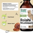 Forever Puppy Red Reishi Mushroom Tincture for Dogs - Immune Support Supplement - Mushroom Drops w/Reishi Extract - Liquid Vitamins and Supplements - All Breeds & Sizes - Sugar & Alcohol-Free - 4 oz 4
