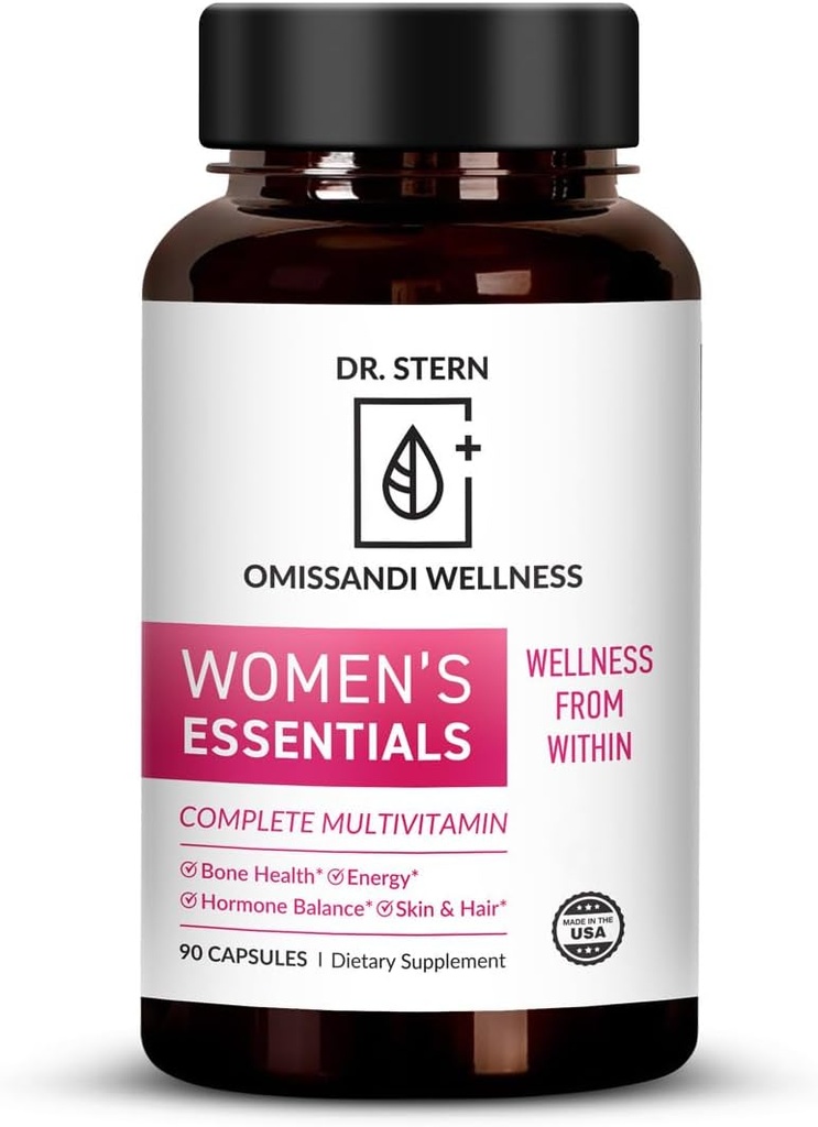 Women’s Essentials Comprehensive Daily Complete Multiple Vitamin, Mineral, and Organic Phytonutrients Complex by Dr. Ian Stern, (90 Capsules) 2