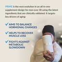 DRINK HRW Prime Men's Health Supplement - Enhance Muscle, Strength, Vitality - Scientifically Validated, Premium Ingredients - Boost Energy, Endurance with Creatine+ GAA - Peach Mango (30 Servings) 4