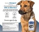 Nodens Natural Fish Oil for Dogs 100% Pure Omega 3 Fish Oil Liquid Dog Skin & Coat Supplement, Reduce Shedding and itching. Omega 3 Fatty Acids EPA & DHA for Dog Joints, Immune Support & Digestion 6