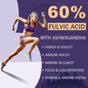 2000 MG Shilajit Supplement, 100% Pure Shilajit with 85+ Trace Minerals & 60% Fulvic Acid, Boost Energy & Immunity, Vegan, Natural, 120 Capsules 5
