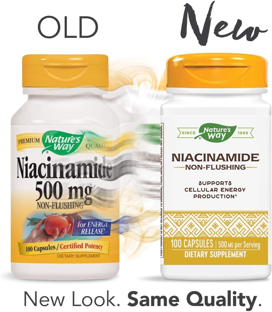 Nature's Way Niacinamide 500mg - 100 Capsules (4 Pack) 3