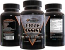 Cycle Assist by CEL: All-in-One On Cycle Support with Advanced Liver Assist and Organ Protection. 60 servings. Includes Milk Thistle, Saw Palmetto, and Hawthorne. 3