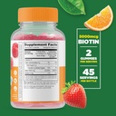 Lifeable Calcium Magnesium Kids + Biotin Kids, Gummies Bundle - Great Tasting, Vitamin Supplement, Gluten Free, GMO Free, Chewable Gummy 4