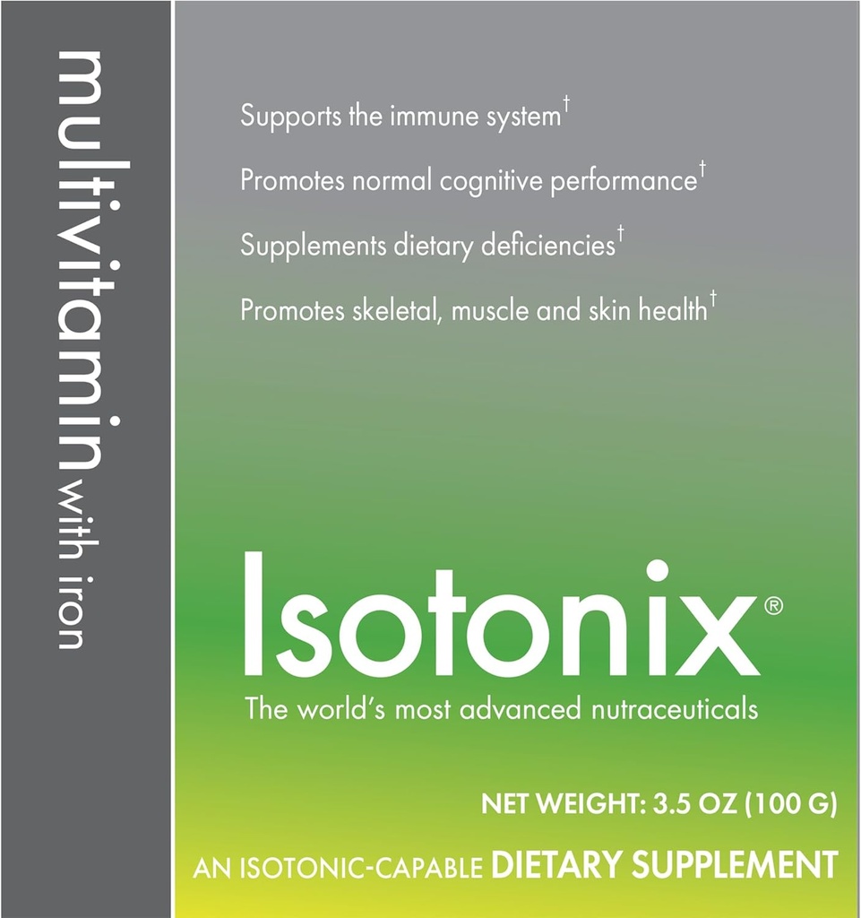 Isotonix Multivitamin with Iron - Supports Immune System, Mental Clarity, Bone Health & Energy - Ideal for Men, Women - Gluten-Free, Non-GMO - 30 Servings 3