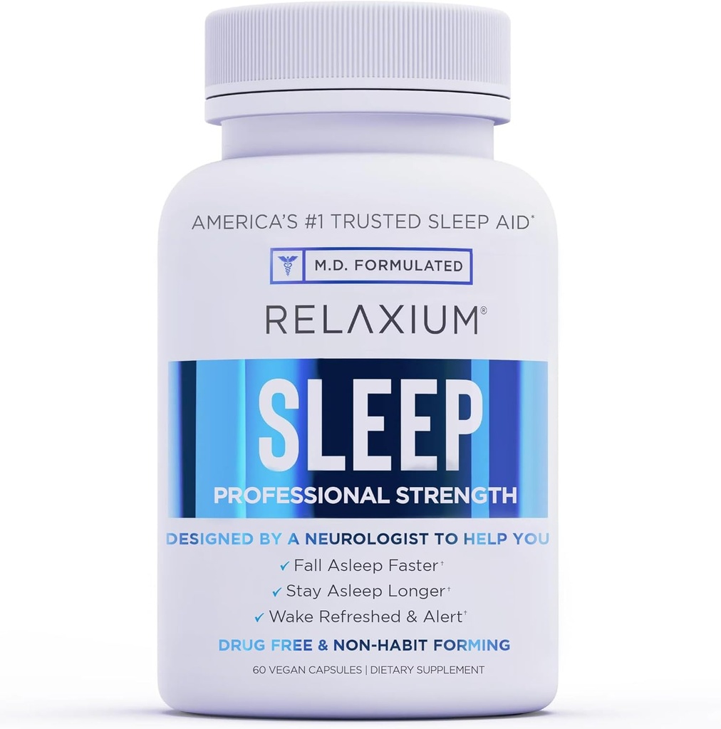 Relaxium Sleep & Joint Relief Bundle, Melatonin & Ashwagandha Sleep Aid + CurcuTame & Glucosamine Chondroitin, 60 Capsules Each, Drug-Free Support for Sleep & Joint Health 3