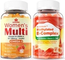 Vitamin B Complex Filled Gummies & Womens Multivitamin Gummies 2