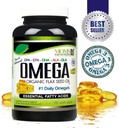 Natural Omega 3-6-9 Blend with DPA, EPA, DHA, ALA and GLA and Organic Flax Seed Oil Plus Wild Caught Natural Fish Oil - Over 2,800 Milligram Strength - Gluten Free - Made in The USA - 60 SoftGels 4