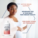 Best Nest Wellness Mama Bird Liquid Multi Plus - Liquid Multivitamin for Brain & Energy Support Methylated Vitamins - Gentle Digestive Health Formula - Strawberry, 16 fl oz (60 Servings) 3