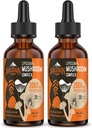 Active Hexose Correlated Compound 1500 mg Supplement 90 Capsules Bundle with 2000mg Liposomal Mushroom Complex Drops 60 Servings 3