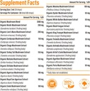 Active Hexose Correlated Compound 1500 mg Supplement 90 Capsules Bundle with 2000mg Liposomal Mushroom Complex Drops 60 Servings 4