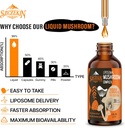 Active Hexose Correlated Compound 1500 mg Supplement 90 Capsules Bundle with 2000mg Liposomal Mushroom Complex Drops 60 Servings 5