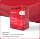 Vivioptal Active, 90 Softgels, Ginseng & Omega 3, Multivitamin & Multimineral, Gluten Free, German Formula 5