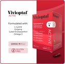 Vivioptal Active, 90 Softgels, Ginseng & Omega 3, Multivitamin & Multimineral, Gluten Free, German Formula 6