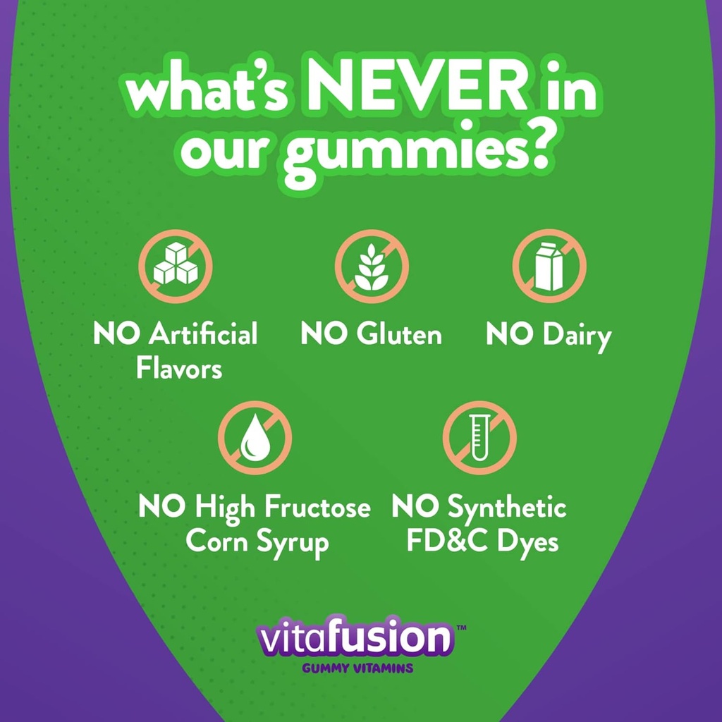 Vitafusion Womens Multivitamin Gummies, Multivitamin for Women, Berry Flavored Daily Vitamins, 90 count 4